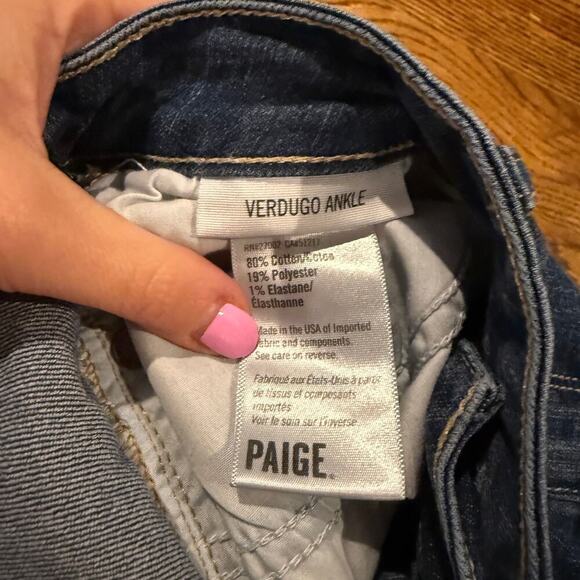 PAIGE Verdugo Ankle Size 28 - Picture 2 of 4